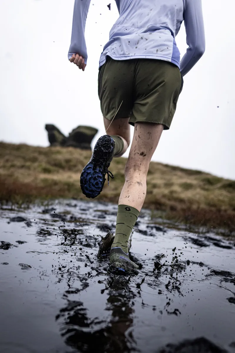 Scott Supertrac Amphib Women's Trail/Fell Running Shoe in Sage Green/Dream Blue-8